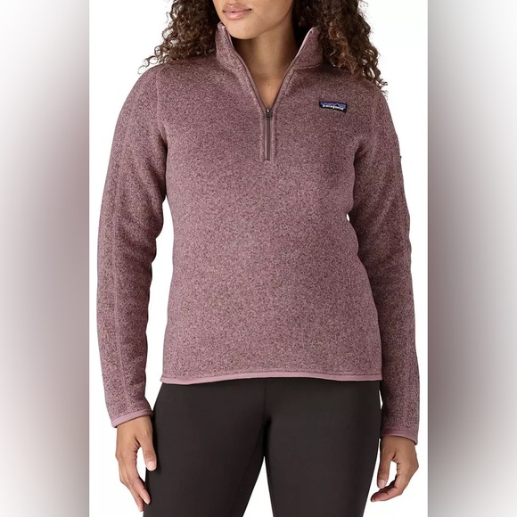 Patagonia Sweaters - Patagonia 1/4 Zip Pullover Fleece Better Sweater Heathered Pink